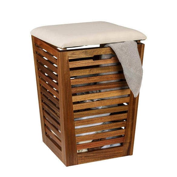 Wäschetruhe „Fondi“ Akazienholz WENKO