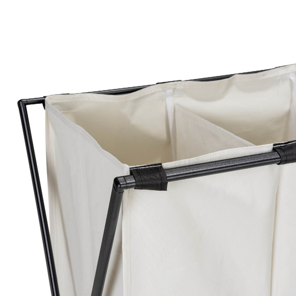 Wäschesammler Trio XL 3-fach Beige WENKO