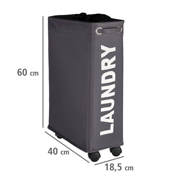 Wäschesammler Corno 43 l Grau WENKO