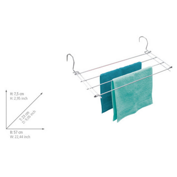 Heizkörper-Wäschetrockner 2er Chrom WENKO