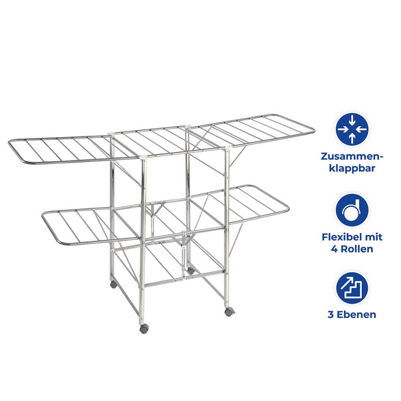 Wäschetrockner Mobil Edelstahl MAXIMEX