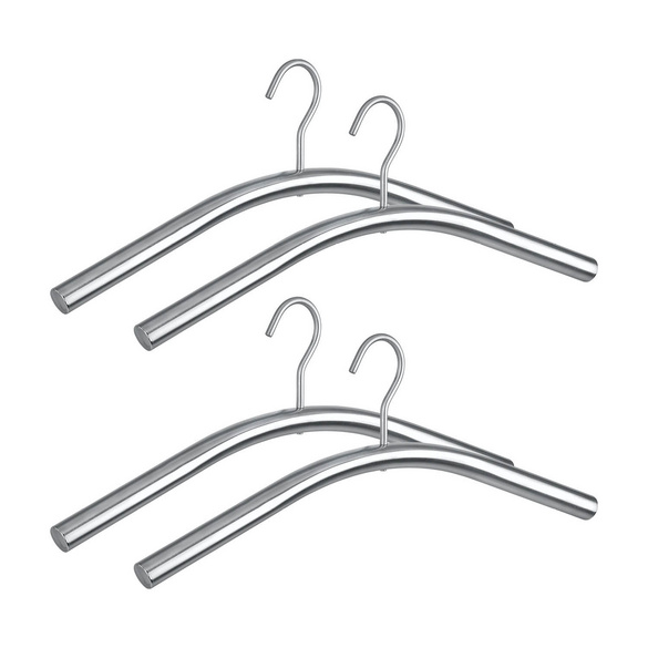 Kleiderbügel „Dry“ 4er Set Edelstahl WENKO