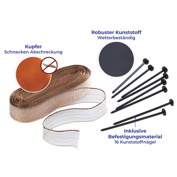 Schnecken-Stopp 8 m 2er Set MAXIMEX