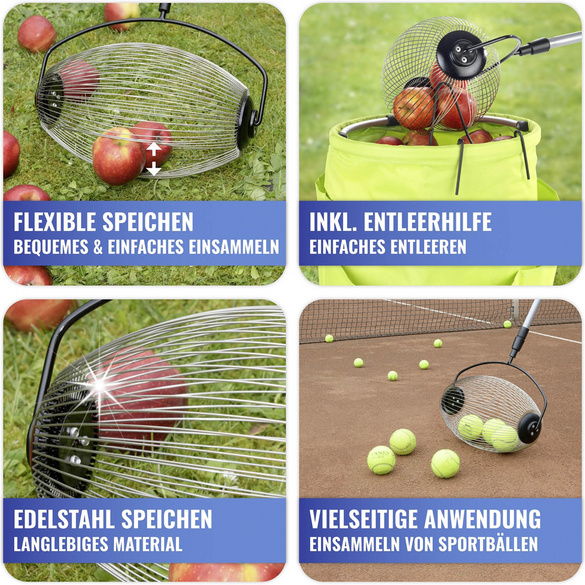 Rollsammler mit Teleskopstiel MAXIMEX