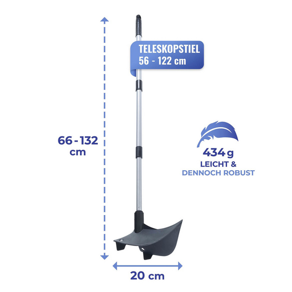 Gartenpflug mit Teleskopstiel MAXIMEX