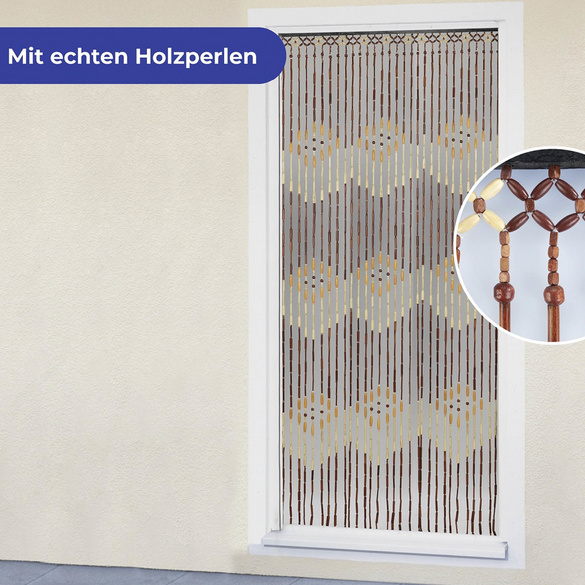 Bambusvorhang Holzperlen MAXIMEX