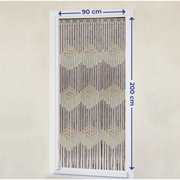 Bambusvorhang Holzperlen MAXIMEX