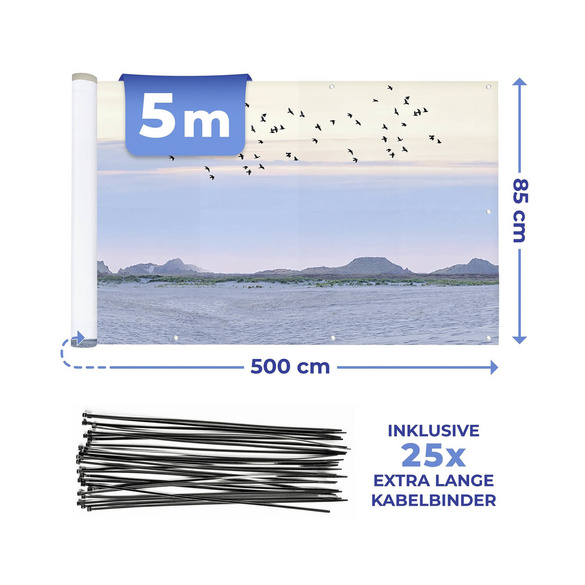 Balkon-Sichtschutz Nordseeküste MAXIMEX