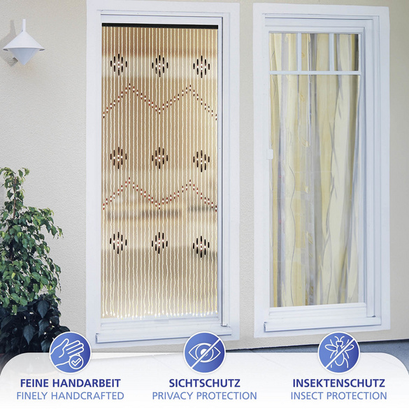 Vorhang Holzperlen 90×200 cm MAXIMEX