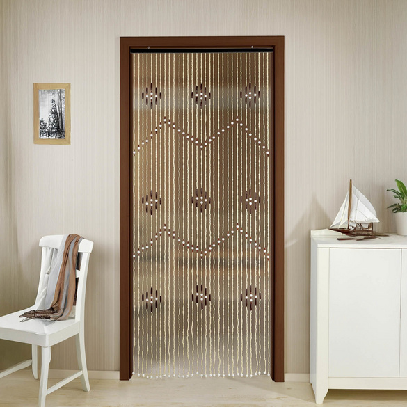 Vorhang Holzperlen 90×200 cm MAXIMEX