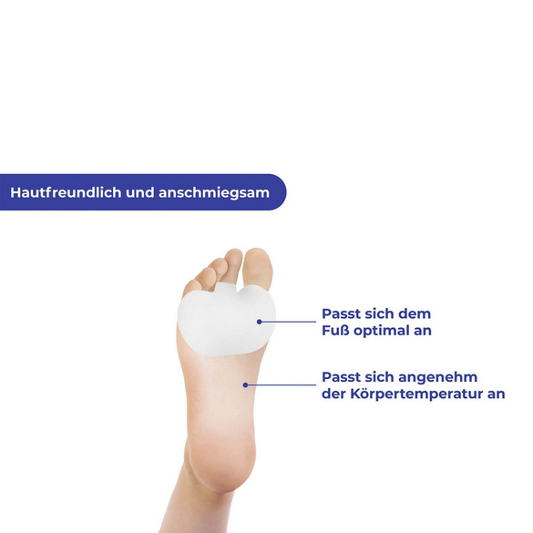 Fußballen-Gelpolster 6er Set MAXIMEX