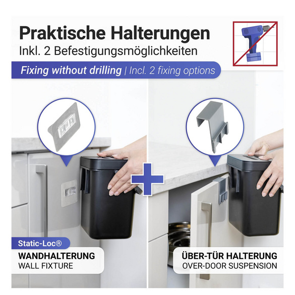 Abfallsammler Tago 5 L mit Griff WENKO