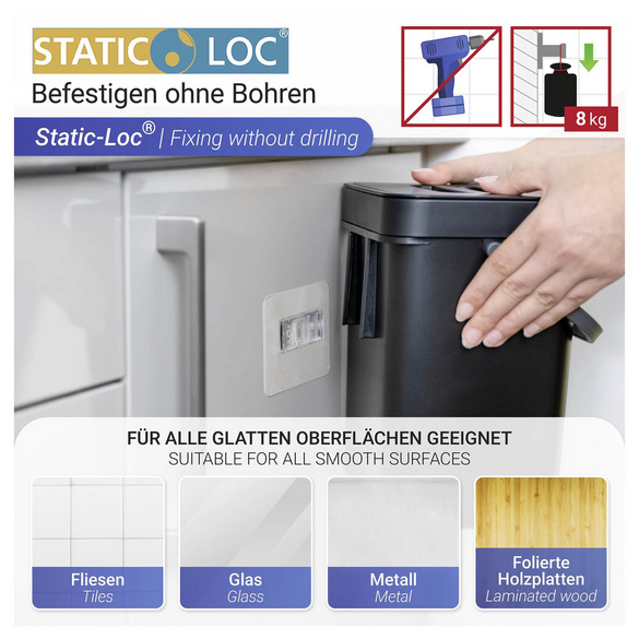 Abfallsammler Tago 5 L mit Griff WENKO