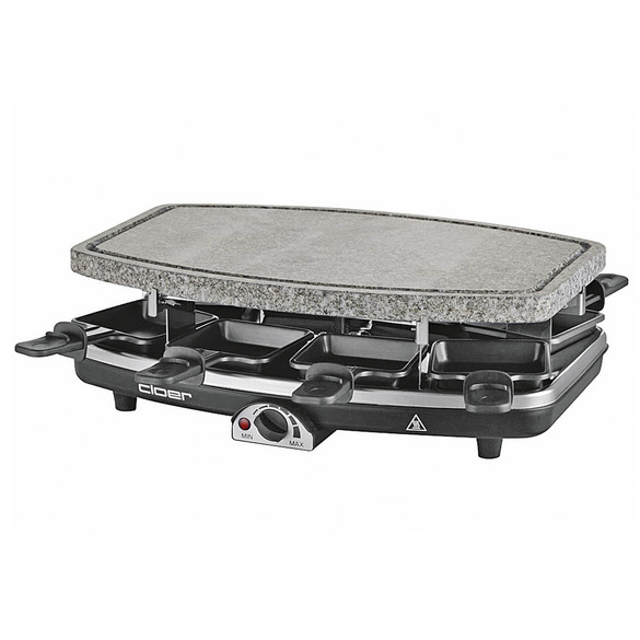 Raclette-Grill mit Natursteinplatte cloer
