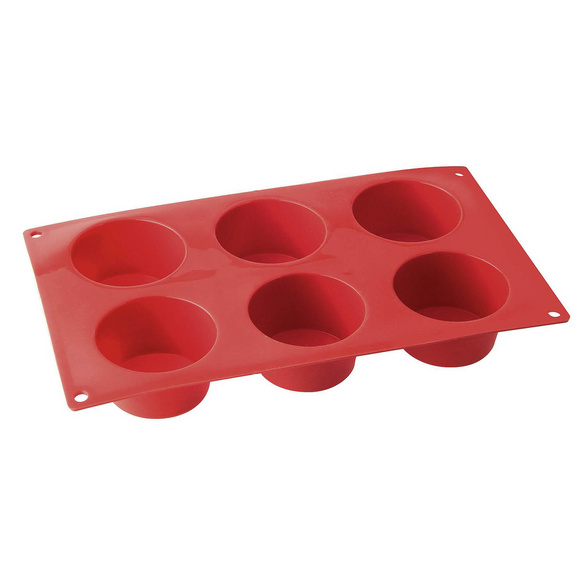 Silikon-Muffinform Flexxible Love 6er-Set Dr. Oetker