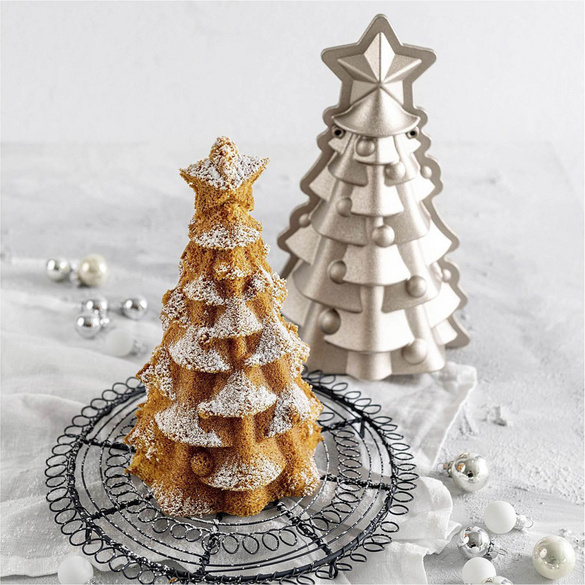 Motivbackform "Tannenbaum" mit Ständer Dr. Oetker