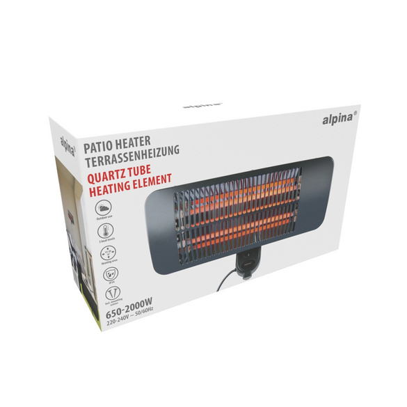 Terrassenheizung mit 3 Heizstufen für außen