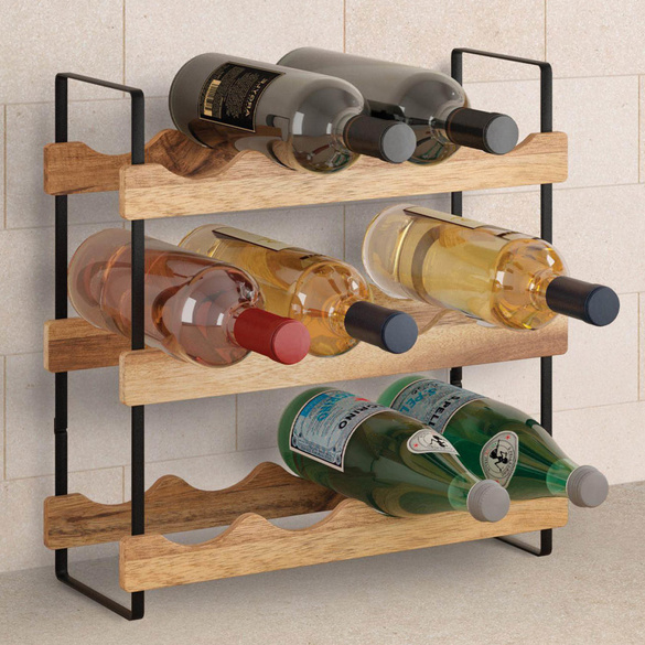 Flaschenregal „York Lava“ 3 Etagen METALTEX