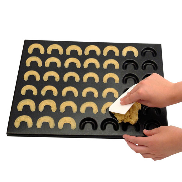 Vanillekipferlblech 42er ZENKER