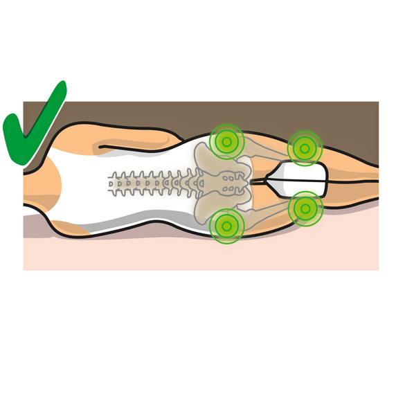 Kühlendes Kniekissen