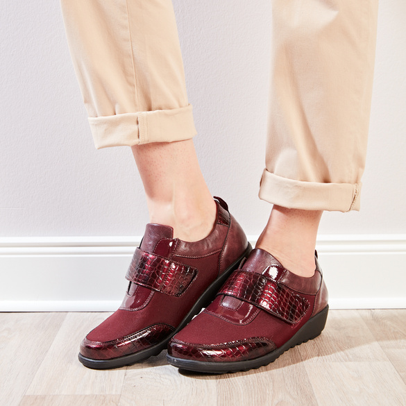 Komfortschuh "Doris" bordeaux