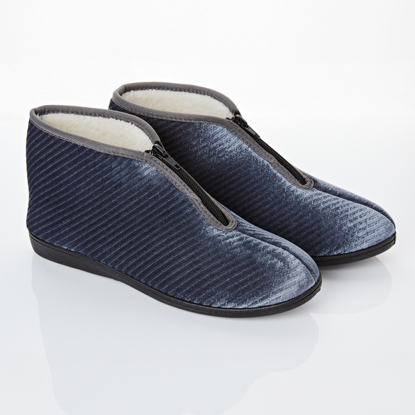 Hausschuh-Boot blau
