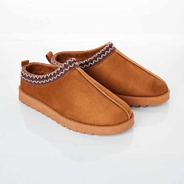 Hausschuh "Franka" camel
