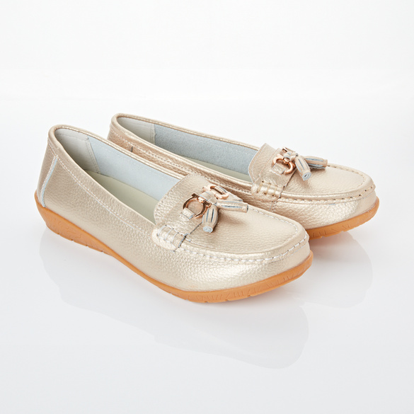 Mokassin "Elenor" metallic