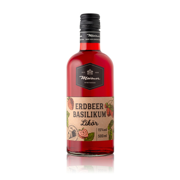 Likör "Erdbeer-Basilikum" 500 ml