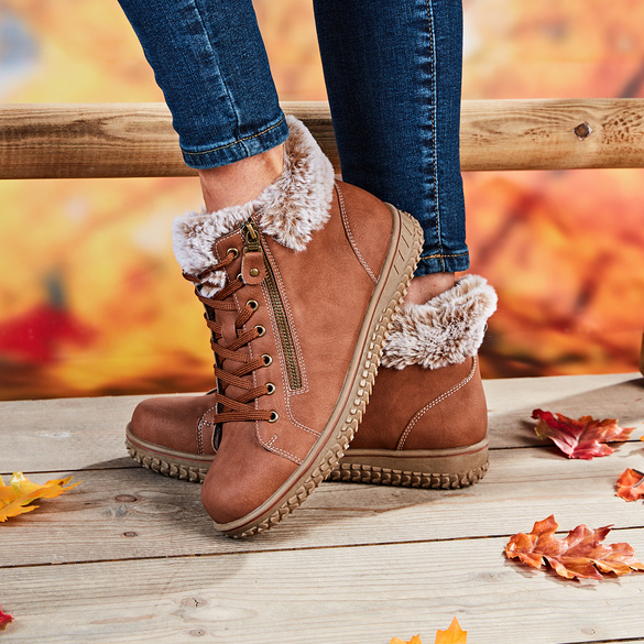 Komfort-Boots "Gloria" cognac