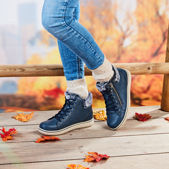Komfort-Boots "Gloria" blau