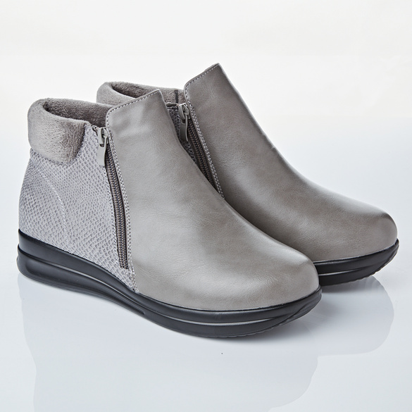 Stiefelette "Olga" grau