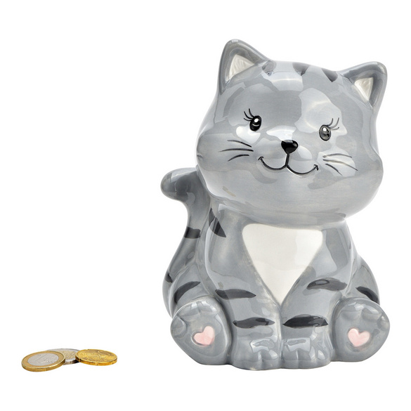 Spardose "Katze" aus Keramik