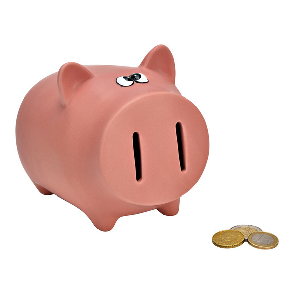 Spardose "Schwein" aus Keramik