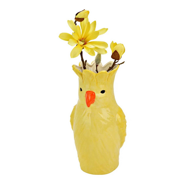 Vase "Papagei" gelb