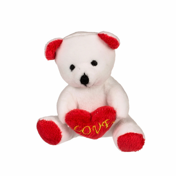 Tasse mit Herzchen & Plüschteddy im Geschenkkarton