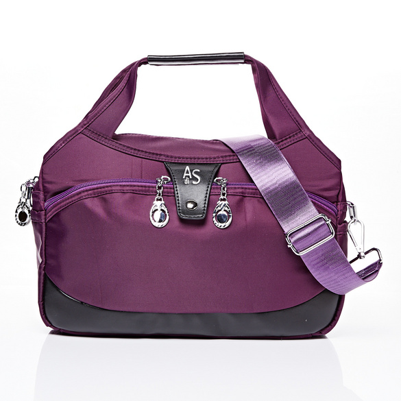 Handtasche "Farah" wasserdicht waldbeere