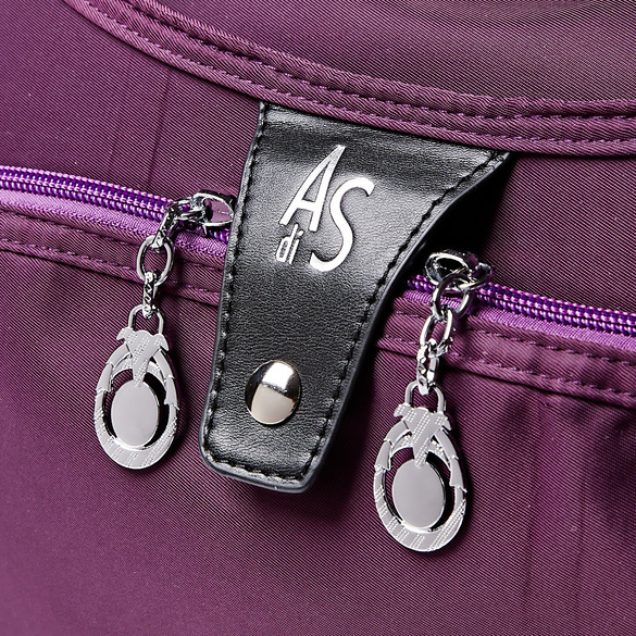 Handtasche "Farah" wasserdicht waldbeere