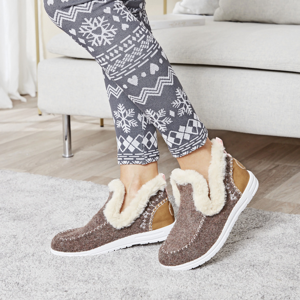Komfort-Slipper "Mone" mokka