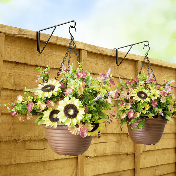 Wandhaken für Blumenampel 2er-Set