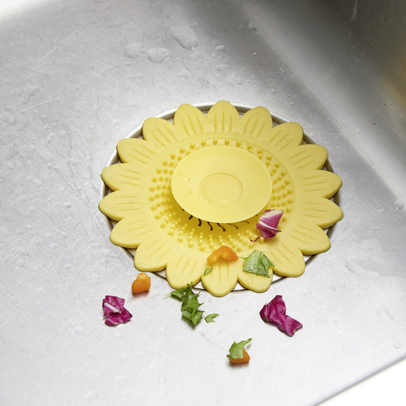 Abfluss-Stöpsel "Sonnenblume" 2er-Set