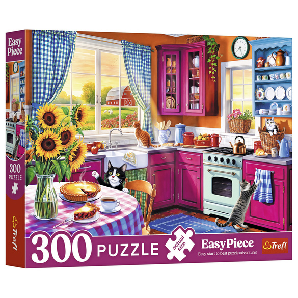 Puzzle "Morgens in der Küche" 300 Teile