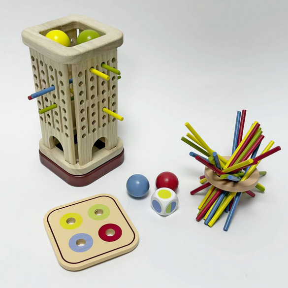 Geschicklichkeitsspiel "Hölzerner Turm"
