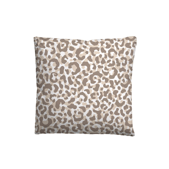 Castell Baumwoll Seersucker Bettwäsche Leo taupe, 1x 135x200 cm + 1x 80x80 cm