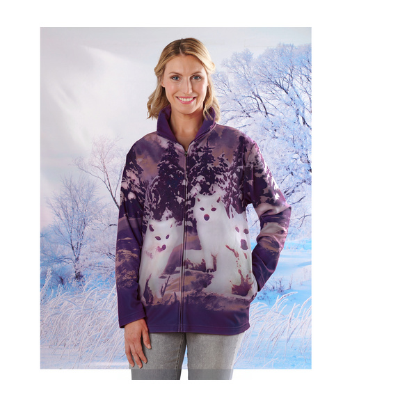 Fleece-Jacke "Wolfsrudel"