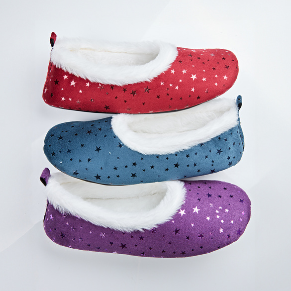 Slipper „Isabelle“ bordeaux