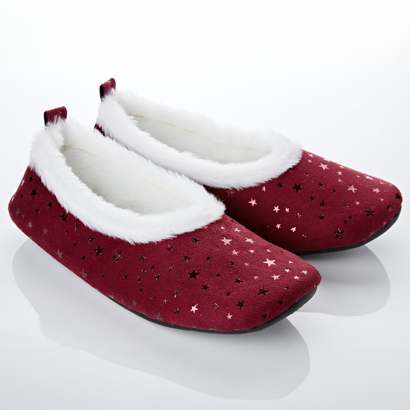 Slipper „Isabelle“ bordeaux