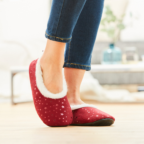 Slipper „Isabelle“ bordeaux