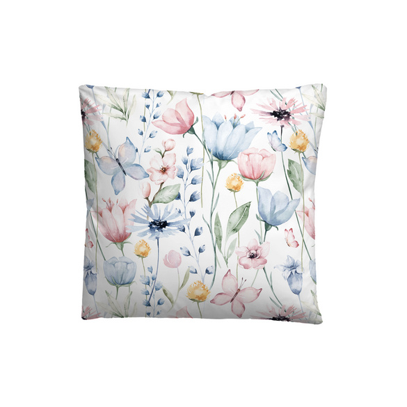 Castell Mikrofaser Seersucker Bettwäsche Blätter sturmgrau, 1x 135x200 cm + 1x 80x80 cm