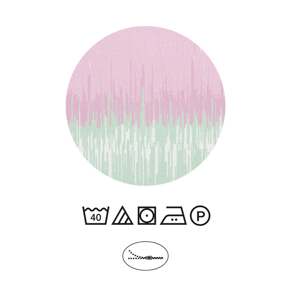 Castell Mikrofaser Bettwäsche Streifen mint, 1x 135x200 cm + 1x 80x80 cm